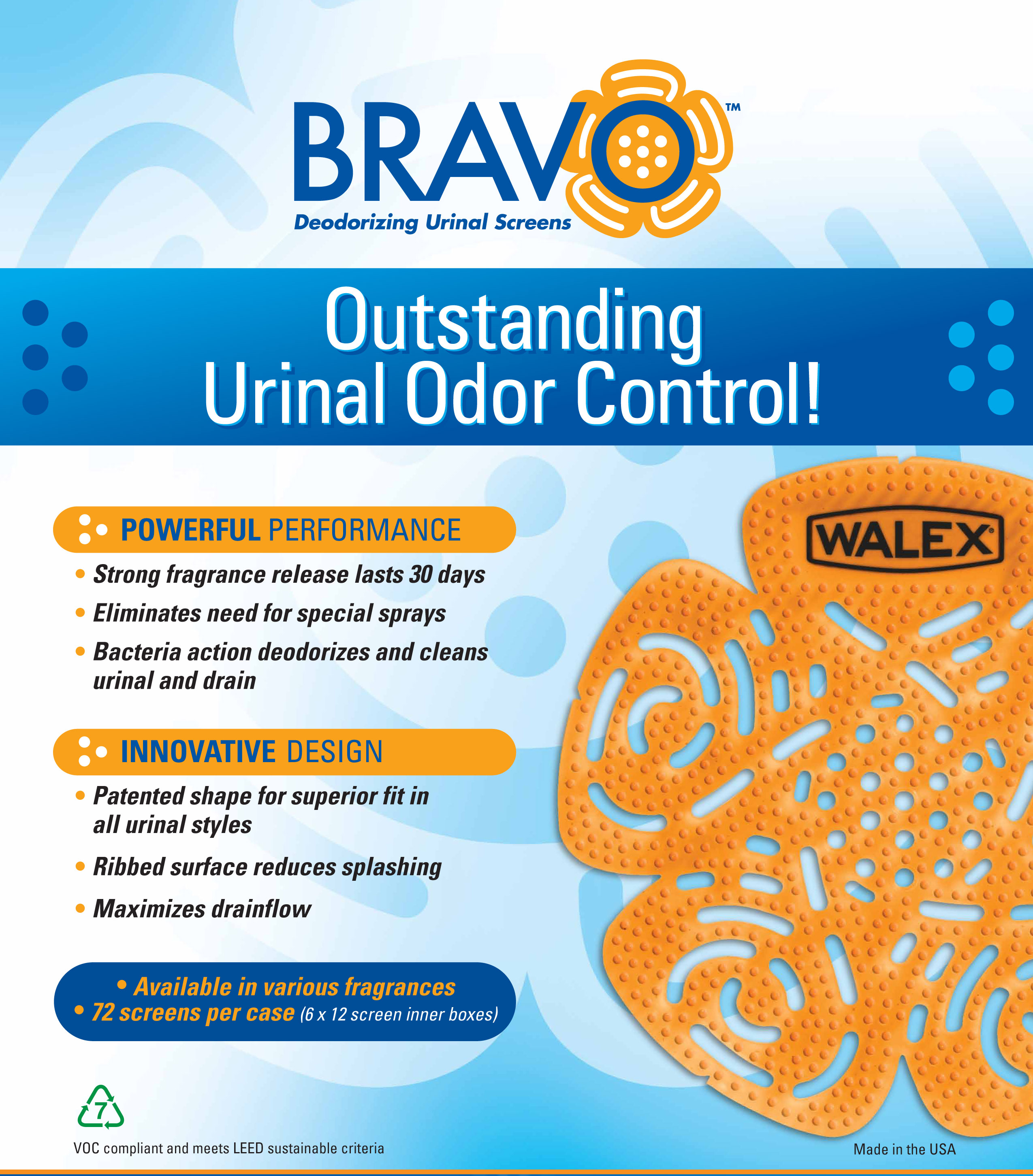 Walex Urinal Screens Liquid Waste Industries, Inc